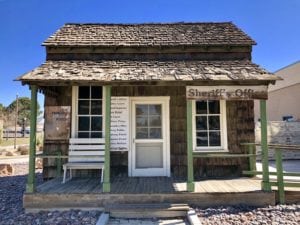 Old Western building from 1800s of a Sheriff's Office